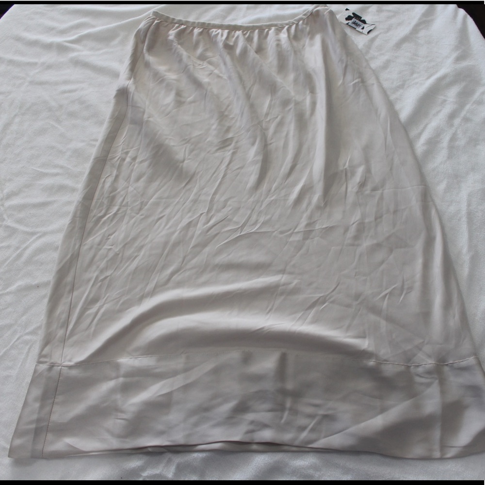 Halogen Silver MIDI Skirt size M